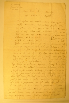 List Mikołaja Ostroróga do Jana Glinki, Komarno 2 II 1649 r.