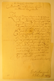 List Marcina Kalinowskiego do Adama Kisiela, Bracław 11 V 1652 r.