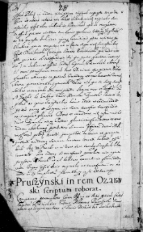 Pruszynski in rem Ozaowski scriptum roborat
