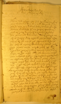 List Jana Hrydzicza do Leona Sapiehy, Drohobuż 27 IX 1619 r.
