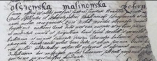 Olszewska Malinowska reformatio