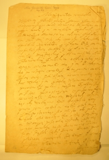 List Aleksandra Gosiewskiego do żony Ewy, spod poborzałego borodyszcza 20 XI 1612 r.