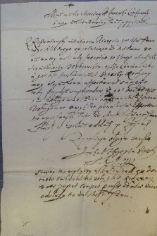 List Gabriela Brzezińskiego do Marcjana Wituskiego z 1649 r.