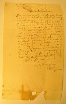 List Alberta Kobierzyckiego do Stanisława Kobierzyckiego, Bogdanowa Okolica 11 II 1634 r.