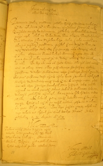 List Jana Hridzicza do Leona Sapiehy, obóz pod stolicą 31 VIII 1610 r.