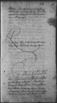 Zapis listu prywatnego od pana Mohniczego komornika i lantwójta witebskiego do pana Płaszczewskiego cześnika wendeńskiego