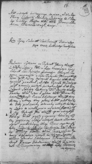 Akt zapisu wieczystego kwitacyjnego wydany przez Ludwikę Jeleńską zakonnicę klasztoru Bazylego Wielkiego w Wilnie na rzecz Gedeona Jeleńskiego