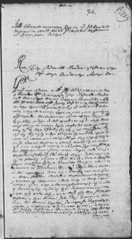 Zapis wiecznego zrzeczenie uczyniony przez Dominika Michniewicza na rzecz syna Ignacego Michniewicza