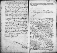 Zapis ekstraktu zastawnego prawa wystawiony przez Stanisława Brzostowskiego na rzecz Teofili z Radziwiłłów Brzostowskiej