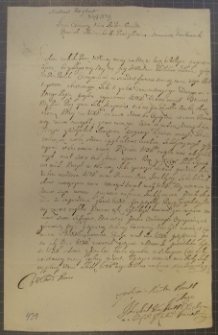 List Michała Korybuta do Władysława Dominika Zasławskiego, Lwów 22 VI 1649 r.