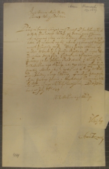 List Adama Trzemeskiego do Władysława Dominika Zasławskiego, Dubno 15 VII 1649 r.