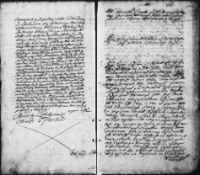 Zapis wieczysty wystawiony przez Hermenegilda Przyborę sędziego ziemskiego mozyrskiego na rzecz Antoniego Godziejewskiego sędziego Trybunału Wielkiego Księstwa Litewskiego