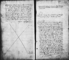 Zapis dekretu w sprawie między Hieronimem i Barbarą z Sullistrowskich Zienkowiczami a Marcinem Oskierką