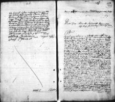 Zapis dekretu w sprawie między Adamem i Janem Rochońskimi a Franciszkiem i Benedyktem Żaba oraz Józefem i Reginą Wichertami