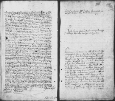 Zapis dekretu w sprawie między jezuitami Łoszawskimi a Ignacym i Anną z Etminów Kielendami