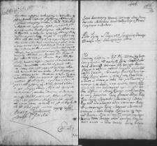 Zapis dekretu w sprawie między Franciszkiem Sankowskim komornikiem wołkowyskim a Janem Chodykinem