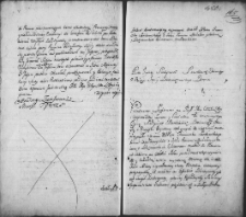Zapis dekretu w sprawie między Franciszkiem Sankowskim komornikiem wołkowyskim a Michałem i Heleną z Dąbrowskich Elsnerami