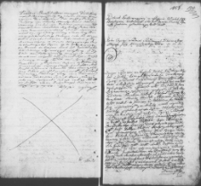 Zapis dekretu w sprawie między bazylianami witebskimi a Janem Romeyko Hurko