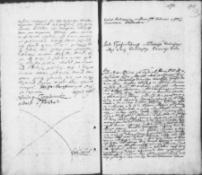 Zapis dekretu w sprawie między Wincentym i Agnieszkom Kuleszami a Bartłomiejem Jurewiczem