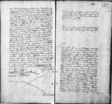 Zapis dekretu w sprawie między Józefem Wołłodkowiczem a Bogumiłem Krasińskim