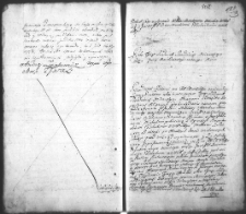 Zapis dekretu w sprawie między Barbarą z Korsaków Horainową a Michałem i Kazimierą z Ogińskich Brzostowskich podskarbimi Wielkiego Księstwa Litewskiego