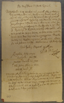 List NN do Słubickiego, bm. 18 III 1642 r.