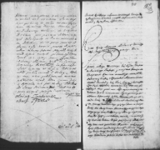 Zapis dekretu w sprawie między bazylianami klasztoru uszackiego reprezentowanymi przez Teofila Jasińskiego a Antonim i Teresą z Klepackich Stefanowskimi