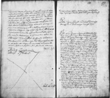 Zapis dekretu w sprawie między Franciszkiem Uniechowskim a Janem i Franciszką z Bułharynów Czudowskimi