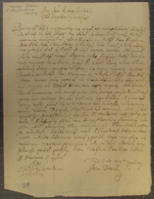 List Jana Teteruka do Joachima Teteruka, Wiewiórka 14 VI 1649 r.