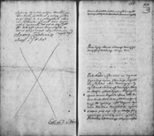Zapis dekretu w sprawie między Katarzyną z Piotrowskich i Xawerym Monkiewiczami a Michałem Skorulskim