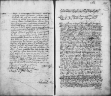 Zapis dekretu w sprawie między Michałem i Adelidą z Bułharynów Kołłątajami a Janem Klukowskim