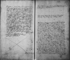 Zapis dekretu w sprawie między Karolem i Ewą Korzynami a Tomaszem i Ludwiką Korzynami