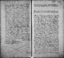 Zapis dekretu w sprawie między Janem Warakomskim krajczym czernihowskim a Józefem Taraszowskim