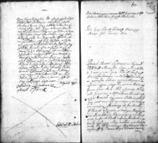 Zapis dekretu w sprawie między Michałem Kościuszko a Janem Michałem i Franciszką z Bułharynów oraz Józefem Czudowskimi