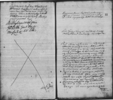 Zapis przyznania prawa zastawnego na okres trzech lat uczyniony przez Konstancję z Arciszewskich Ważyńską na rzecz Ignacego Ilinicza