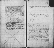 Zapis przenosu prawa donacyjnego oraz dożywotniego między Michałem Żyżemskim a Brygidą z Zawiszów Żyżemską