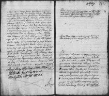 Zapis przenosu zapisu asekuracyjnego między Marianną ze Święcickich Piotuchową a Antonim Piotuchem