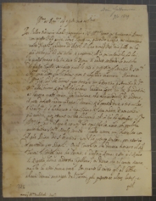 List Dominico Geltomini do Tobiasza Małachowskiego, Rzym 9 XI 1629 r.