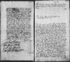 Zapis ekstraktu decyzji w sprawie między bazyliankami Świętoduskimi a franciszkanami Unichowskimi
