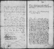 Zapis testamentowy uczyniony przez Dominika Frąckiewicza dla żony i potomstwa