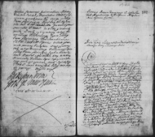 Zapis przenosu prawa darowizny między Franciszkiem Alexandrowiczem a Stefanem Alexandrowiczem