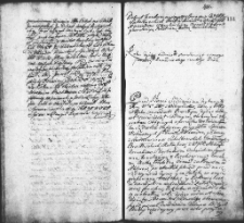 Zapis dekretu w sprawie między Aleksandrem i Eleonorą z Hutorowiczów Subotkowskich a Aleksandrem i Konstancją Korsakami