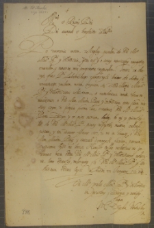 List Władysława Konstantego Wituskiego do Tobiasza Małachowskiego, Lejda 22 I 1634 r.
