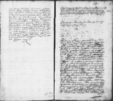 Zapis dekretu w sprawie między Michałem i Katarzyną z Galińskich Wołodkowiczów a Józefowiczem, Aleksandrem Hołowczycem