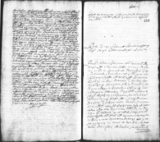 Zapis dekretu w sprawie między Krystyną z Sapiehów Masalską a Józefem Tyszkiewiczem i Aleksandrem Sapiehą