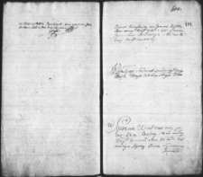 Zapis dekretu w sprawie między Barbarą z Korsaków Horainową a Szymonem Jeciniszem