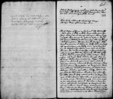 Zapis dekretu w sprawie między Józefem Hornowskim a Franciszkiem Wasilewskim