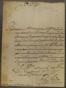 List kardynała de Torres do Pawła Piaseckiego, Rzym 6 IX 1628 r.