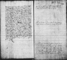 Zapis dekretu w sprawie między Józefem Terabeszem a Adamem Białozorem