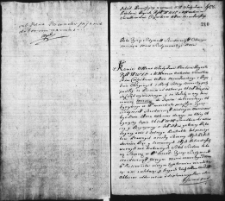 Zapis dekretu w sprawie między Władysławem Kimborem a Antonim Swadkowskim